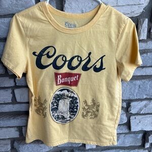 Coors Banquet Yellow Short Sleeve Tee